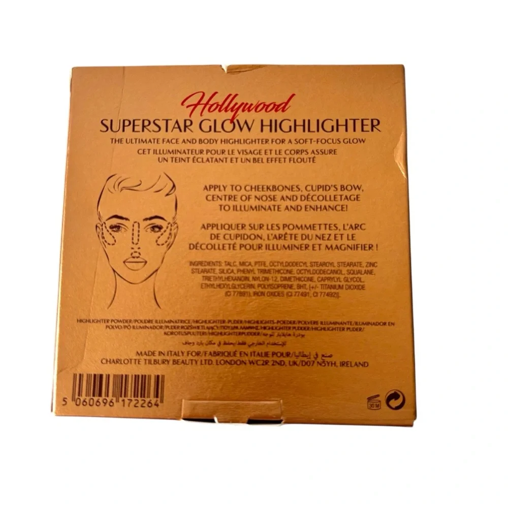 NWT Charlotte Tilbury Hollywood Superstar Glow Highlighter - Limited Edition